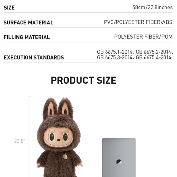 AUTHENTIC Pop Mart Labubu Zimomo Monsters I Found You Vinyl Face Doll + Tote - Picture 13 of 13